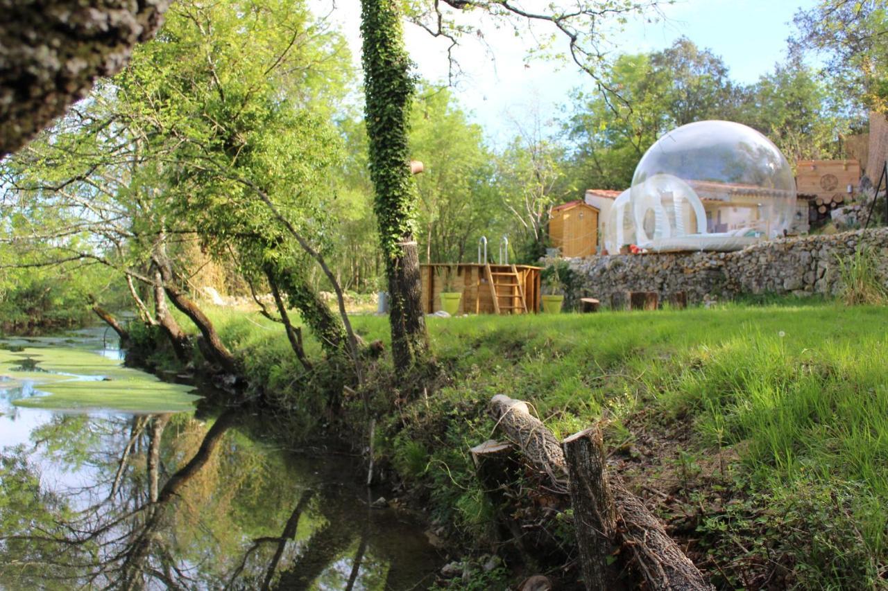 Hotel La Bulle Etoile Allegre Les Fumades Exterior foto