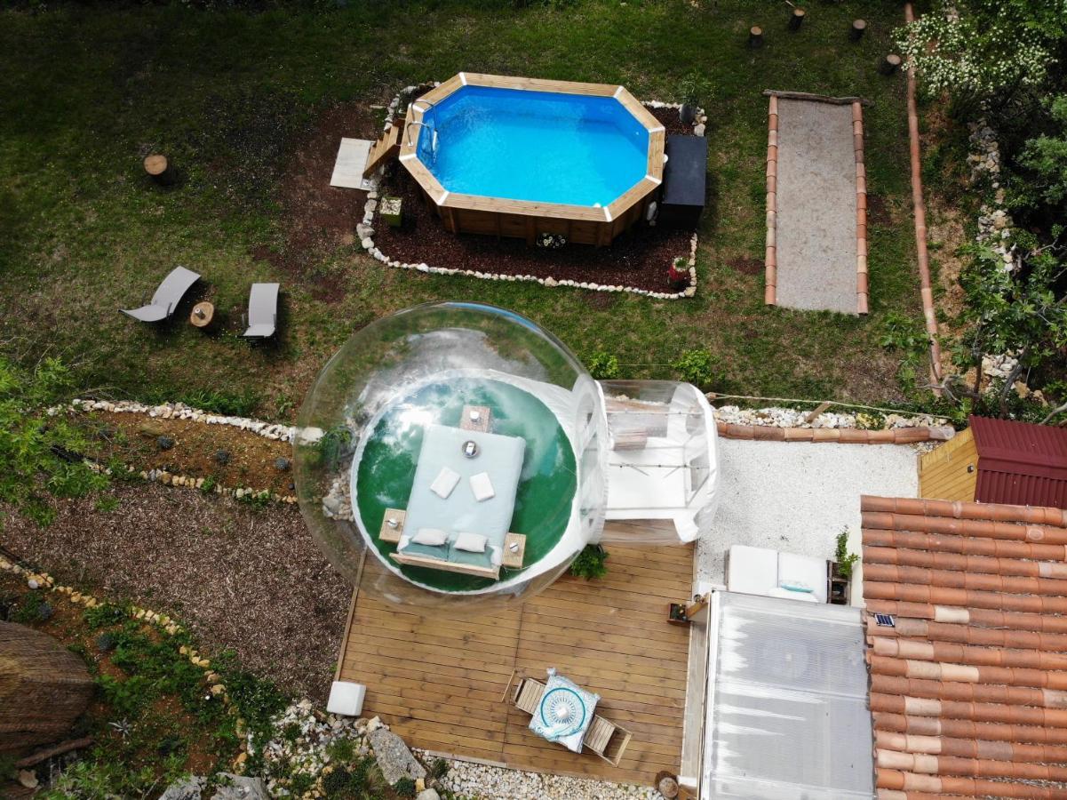 Hotel La Bulle Etoile Allegre Les Fumades Exterior foto